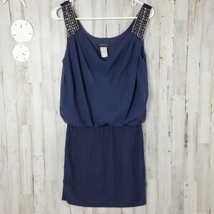 B. Darlin Beaded Dress Navy Blue Size 7/8
